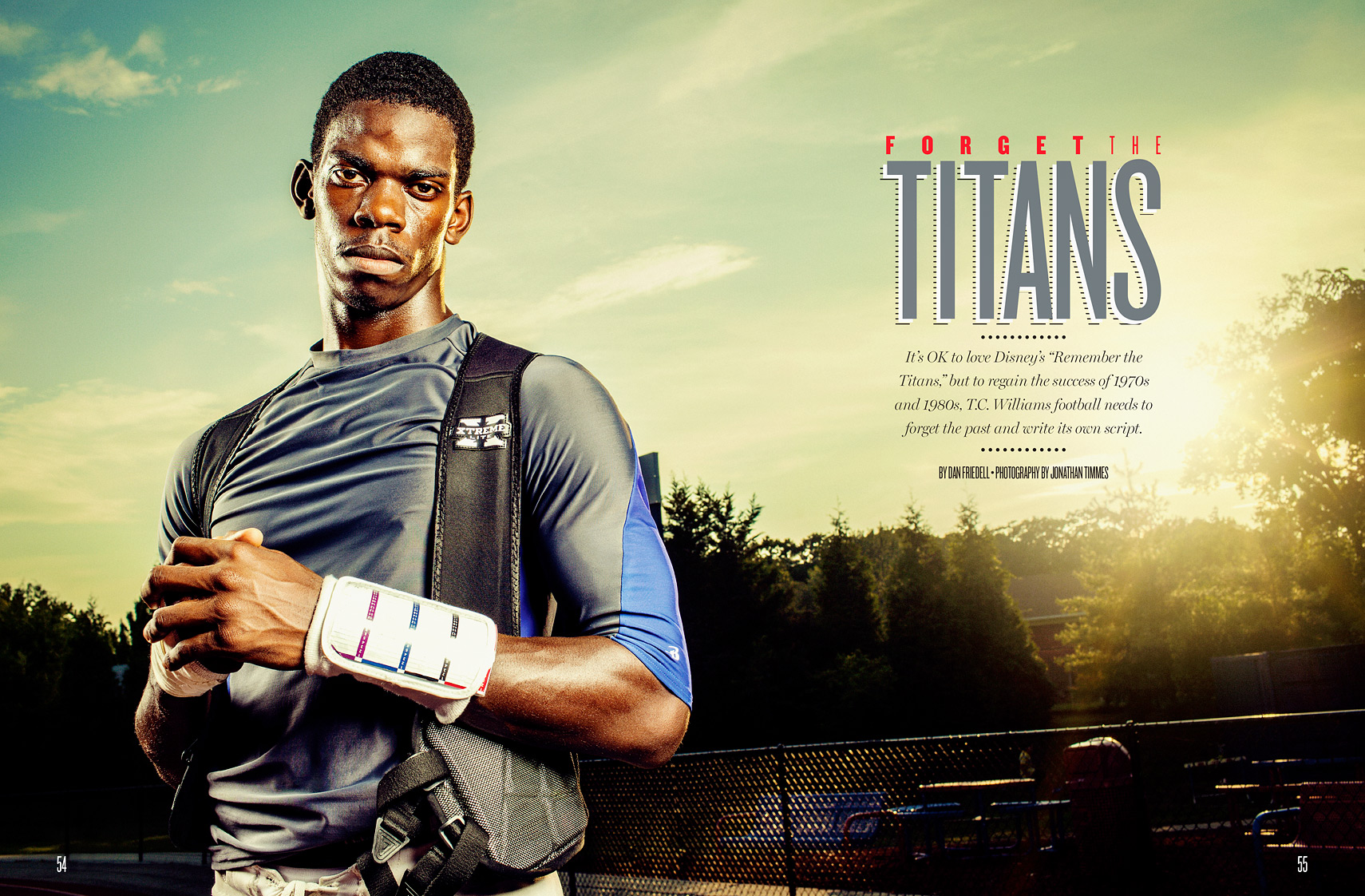 Darius Holland | TC Williams Football | Jonathan Timmes Photography